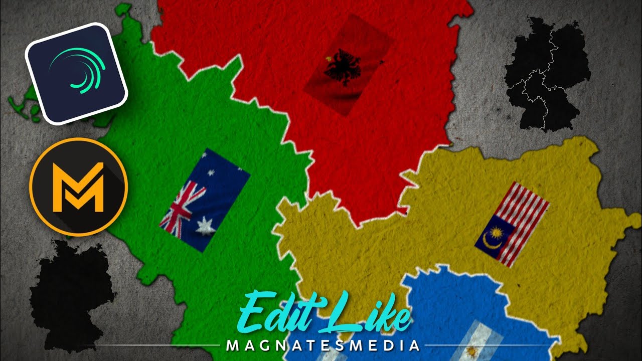 How to Edit Map Animation Like MagnatesMedia in Mobile - Alight Motion Tutorial