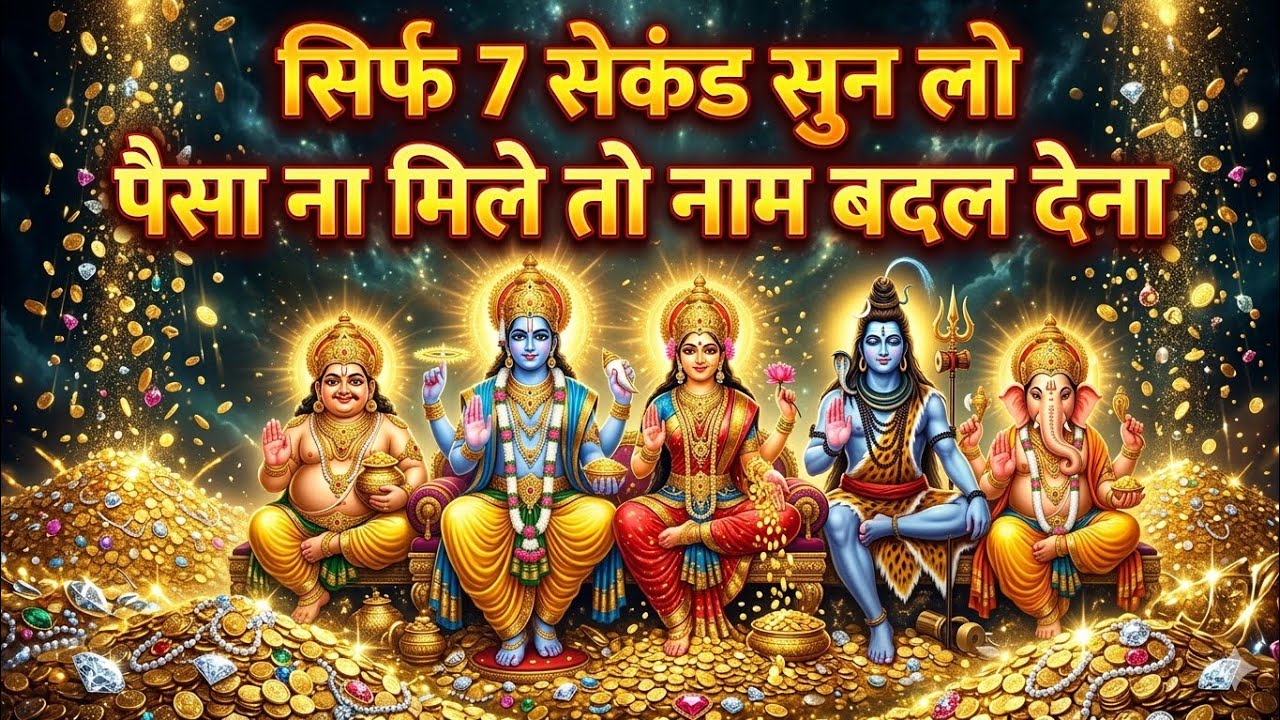 📱सिर्फ 7 सेकंड सुन लो 😱 पैसा 💸 न मिले तो मेरा नाम बदल देना | पंचदेव मंत्र #money #panchdev 