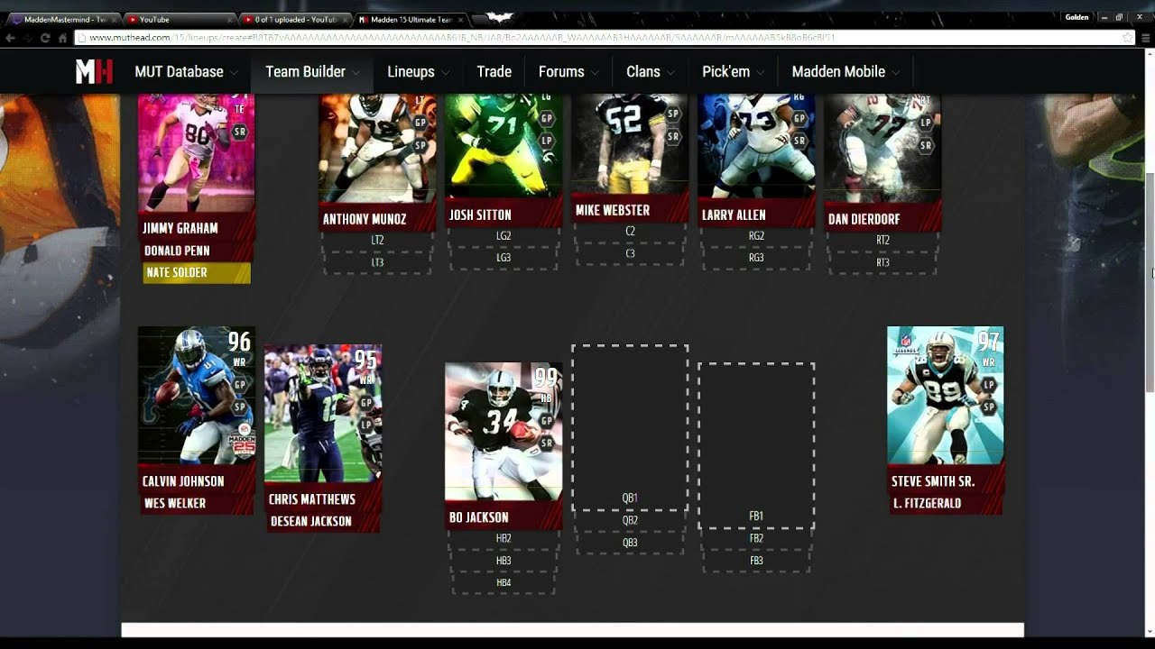 Madden 15 Ultimate Team :: Team Builder EP.1-How Would My Team Look? :: Madden 15 Ultimate Team
