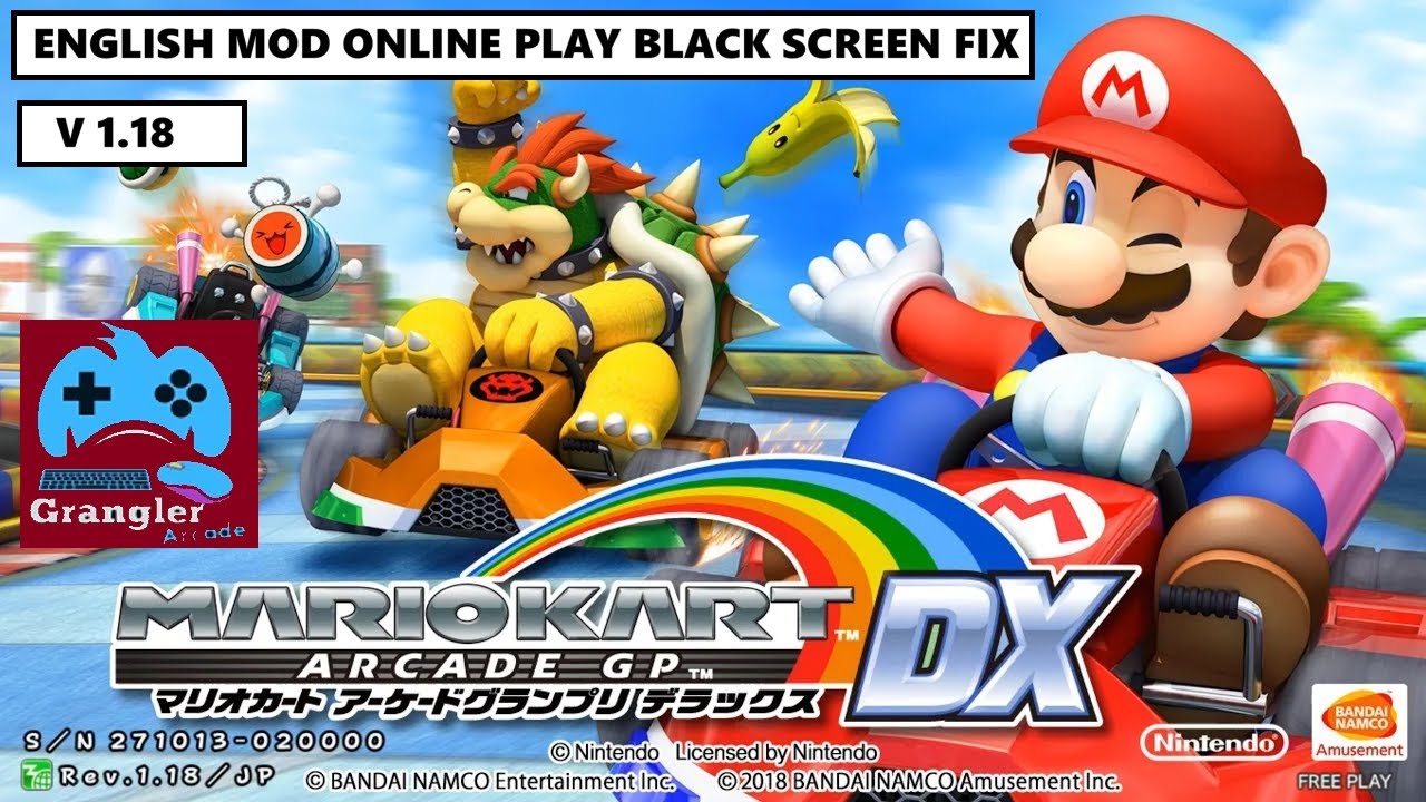 Mario Kart Arcade Gp Dx V1.18  English Mod Online Black Screen Fix+