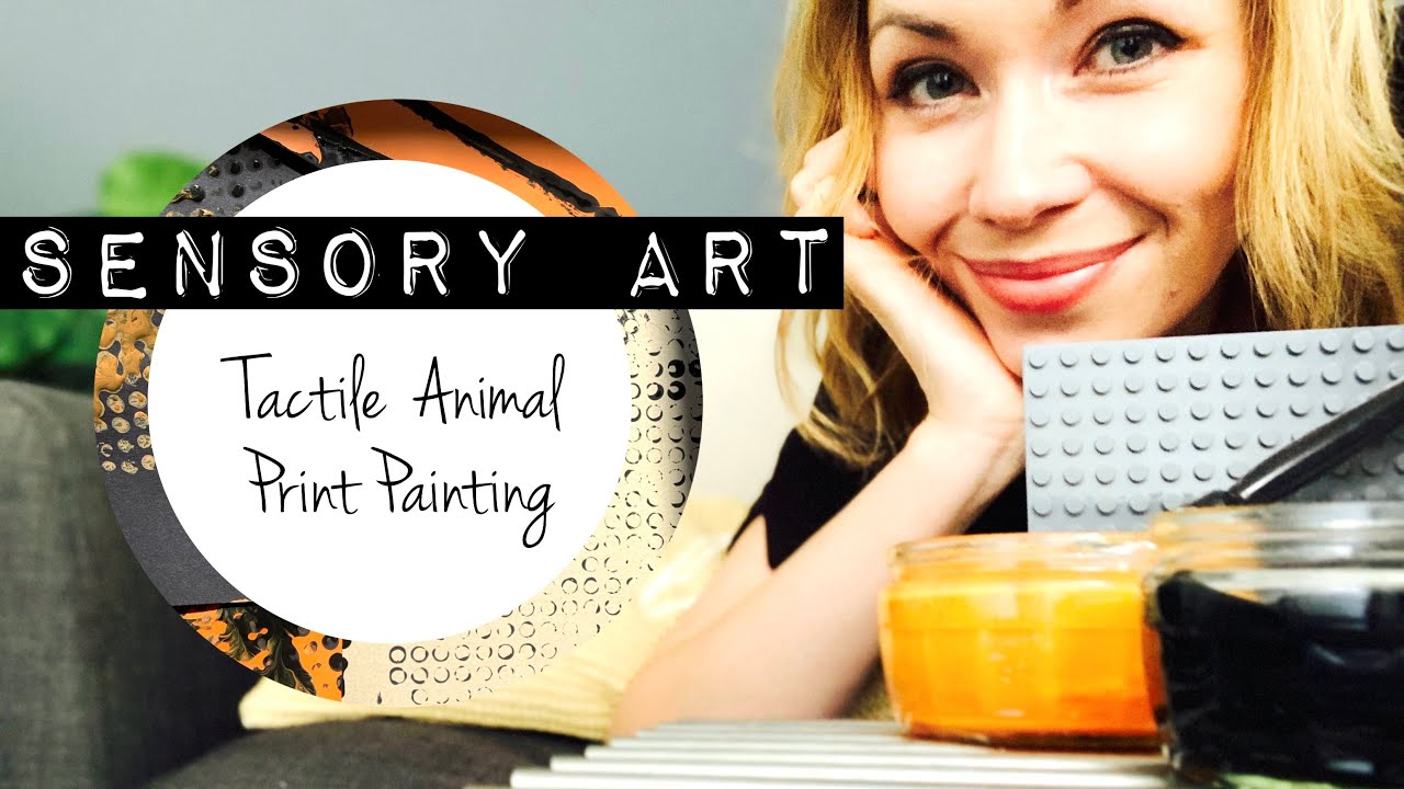 SENSORY ART | *Into the Wild Theme* Tactile Animal Print Process Art!