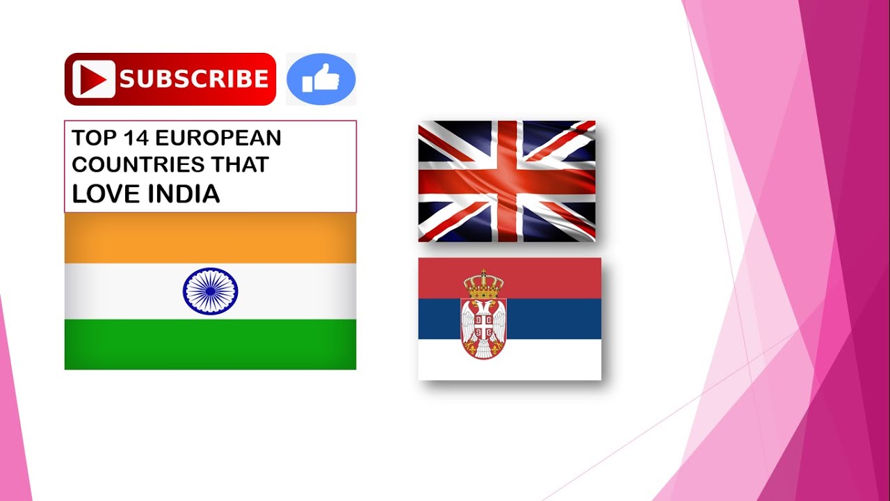 🇮🇳 Top 14 European Countries that love India 🇮🇳