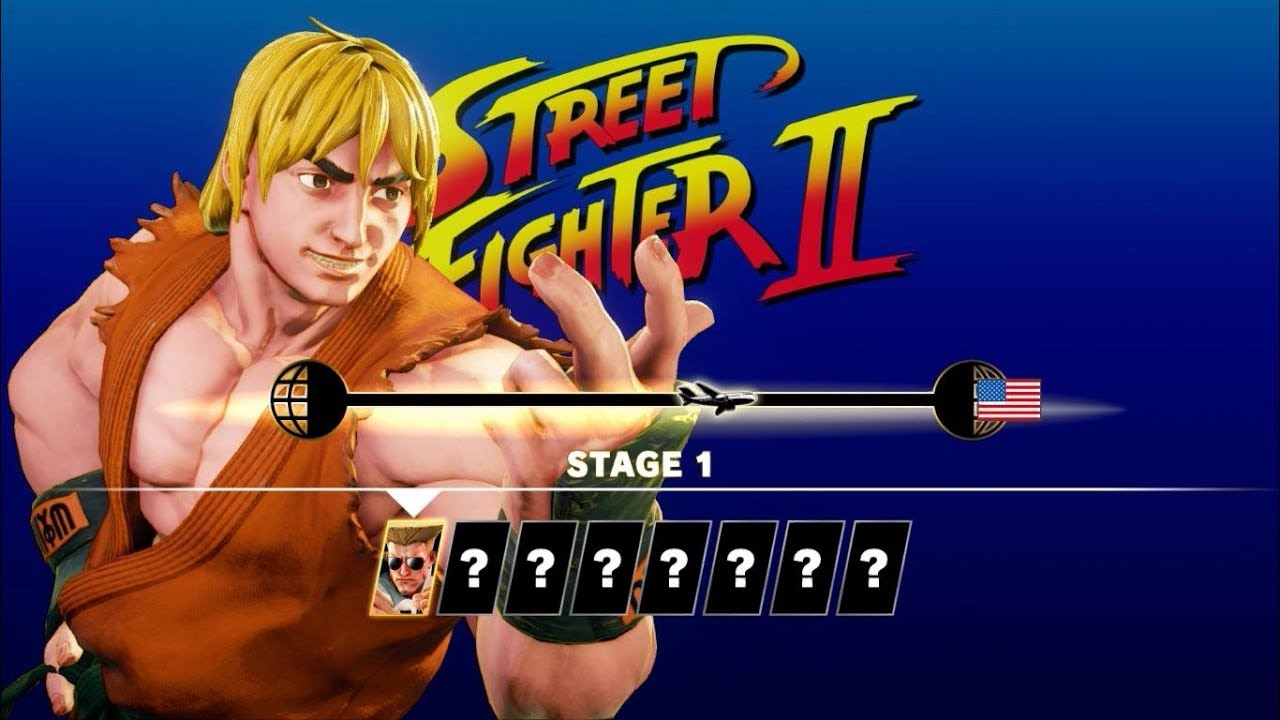 SFV AE - Ken Arcade Mode (Full) [Street Fighter 2 Path]