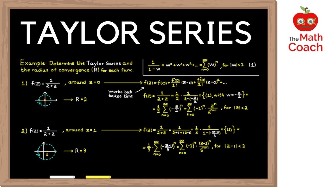 Taylor Series Explained | Solving Taylor Series with Geometric Series | Complex Analysis #8