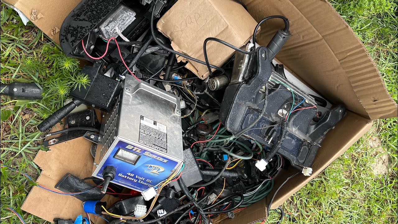 Processing a bunch of scrap metal in my scrap yard