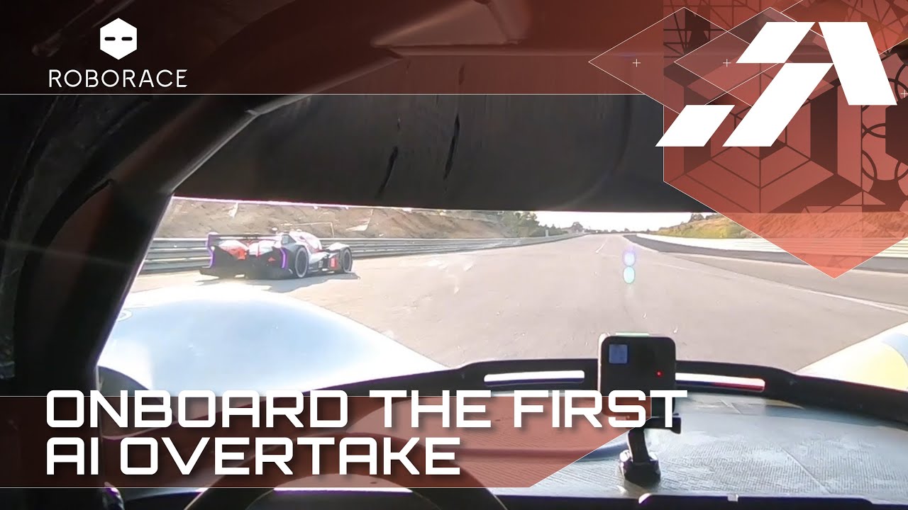 FIRST-EVER Autonomous Overtake | Roborace