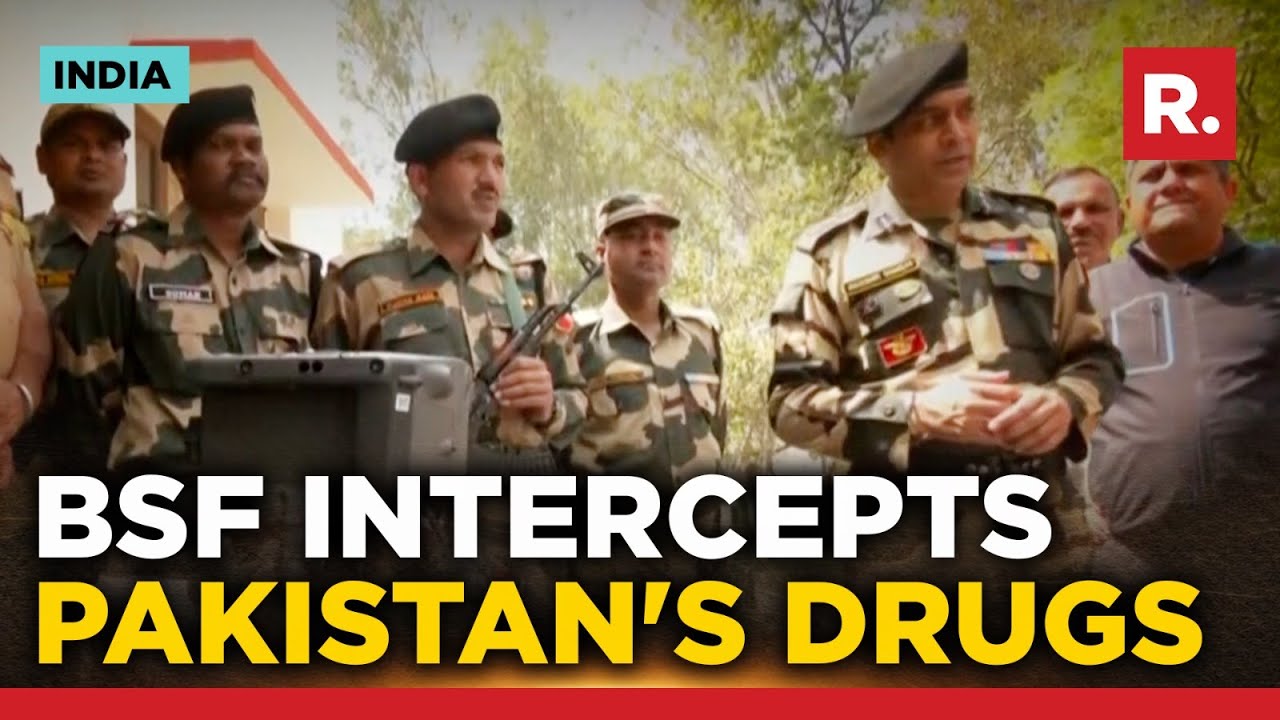 BSF Jawans Recovered A 3kg Drug Consignment of Heroin in Punjab's Tarn Taran