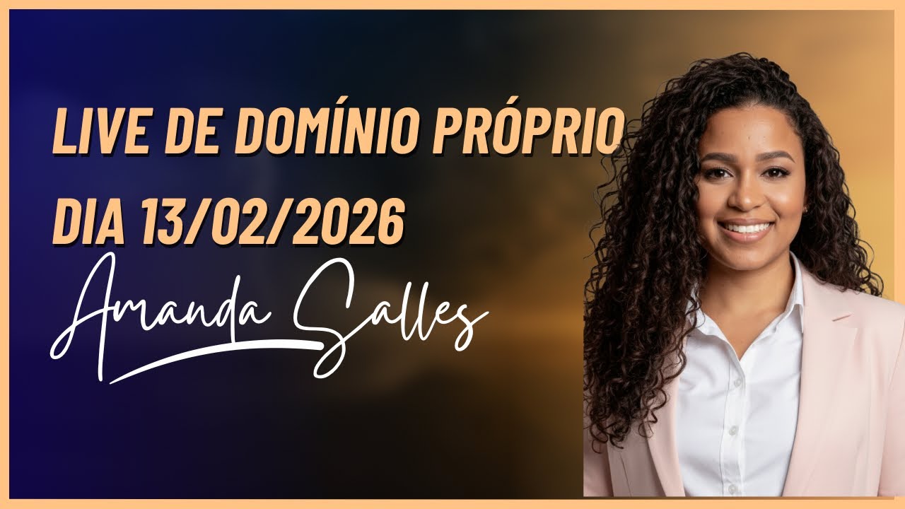 Live Domínio Próprio - Amanda Salles