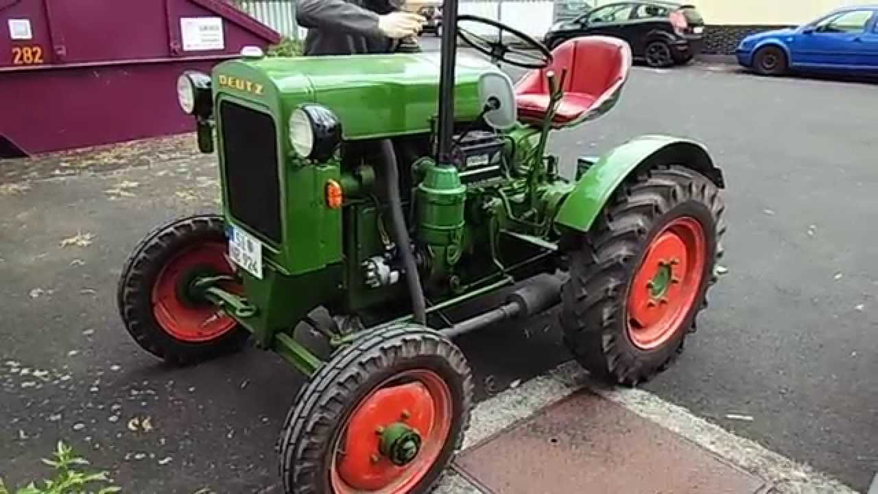 11er Deutz Kaltstart nach der Winterpause Traktor Starten