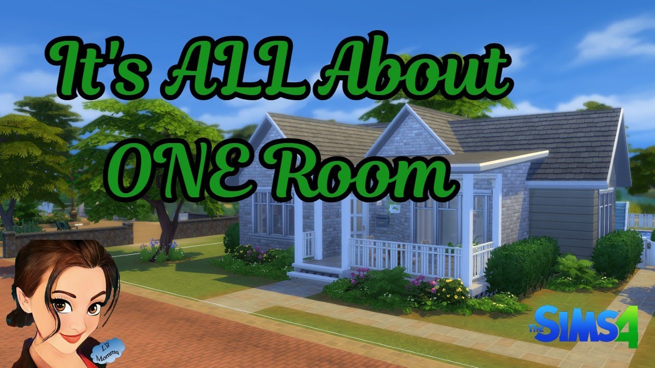 The LIVING ROOM As The Main Room?! | Sims 4 | Walk Thru