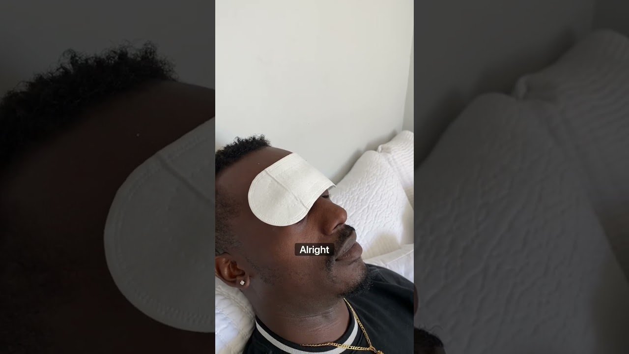 &ldquo;Waxing&rdquo; my husband&rsquo;s eyebrows 😂 #pranks #couples