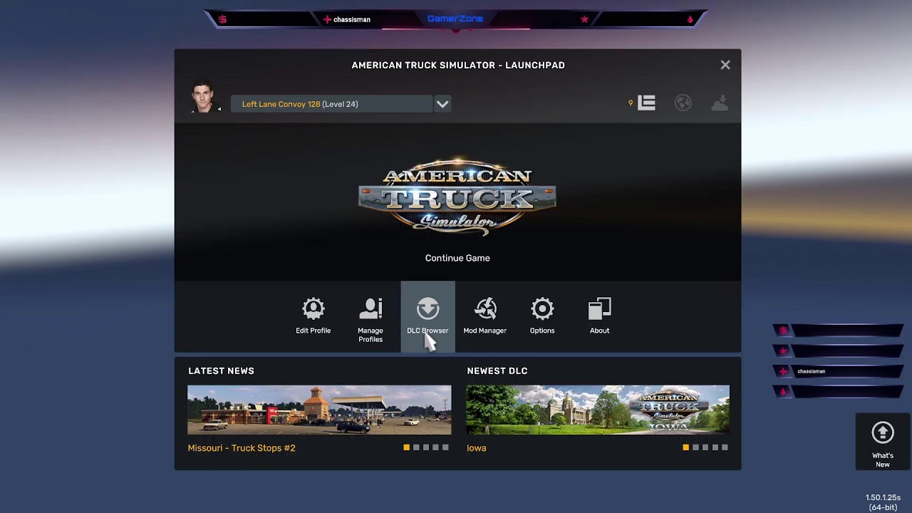American Truck Simulator 1.50 Left  Lane Customs Setup Tutorial Guide