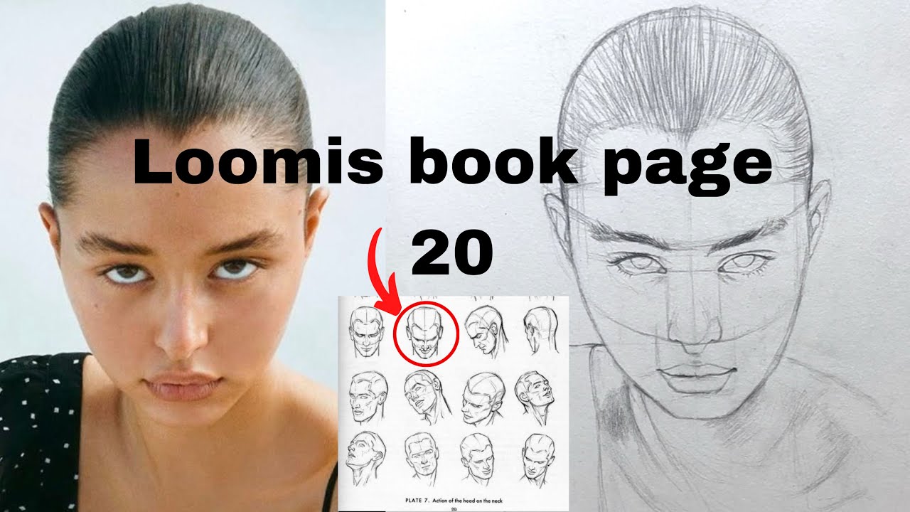 Mastering Portrait Proportions – Loomis Method (Looking Down)