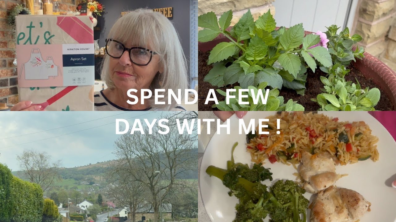 Spend a couple of days with me, Grocery haul, Bedding plants, Country drive, and Whats for Dinner 🩷