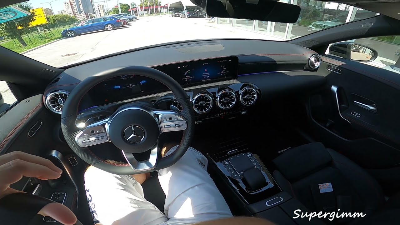 2021 Mercedes CLA 200 AMG Line Test drive POV - Part 1 by Supergimm