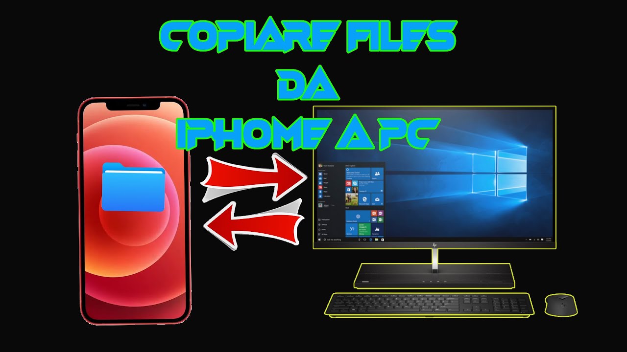 COPIARE FILES da IPHONE a PC