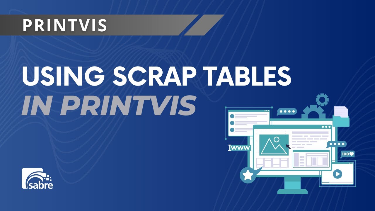 Using Scrap Tables in PrintVis - The only Microsoft-Certified Print ERP/MIS