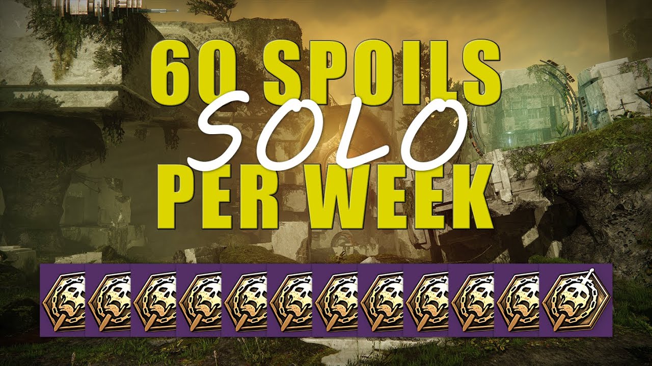 60 Spoils Per Week (SOLO) - All Four VoG Secret Chests