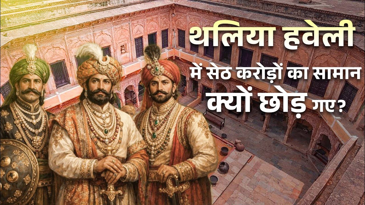 Thalia Haveli Mandawa का अंधेरा राज़ 😱 | थलिया हवेली में सेठ करोड़ों के सामान छोड़ गए | Detail Tour