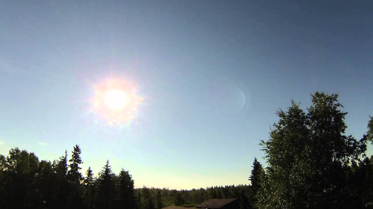 Nearly 24 hours of sunlight; Solstice in Fairbanks, Alaska 2015
