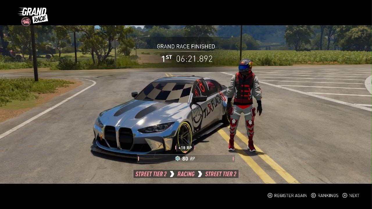 A smooth WIN in the RANKED BMW MAINSTAGE The Crew Motorfest Grand Race PS5 Wheel Player