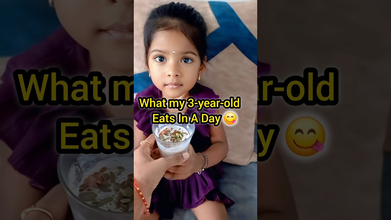 What My 3-Year-Old Eats in a Day 😋 Healthy & Tasty Kids' Meal Ideas✨️