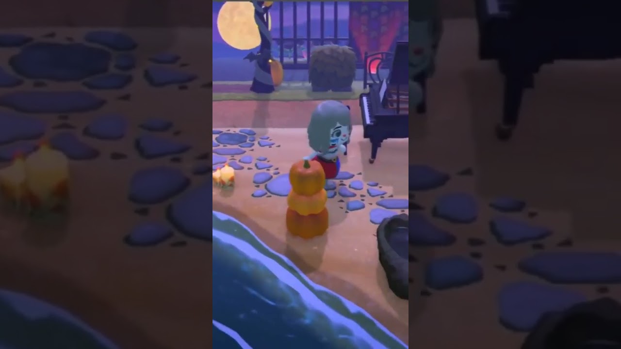 💜V&iacute;deo completo en mi canal🎃 #animalcrossingnewhorizons #halloween #shorts