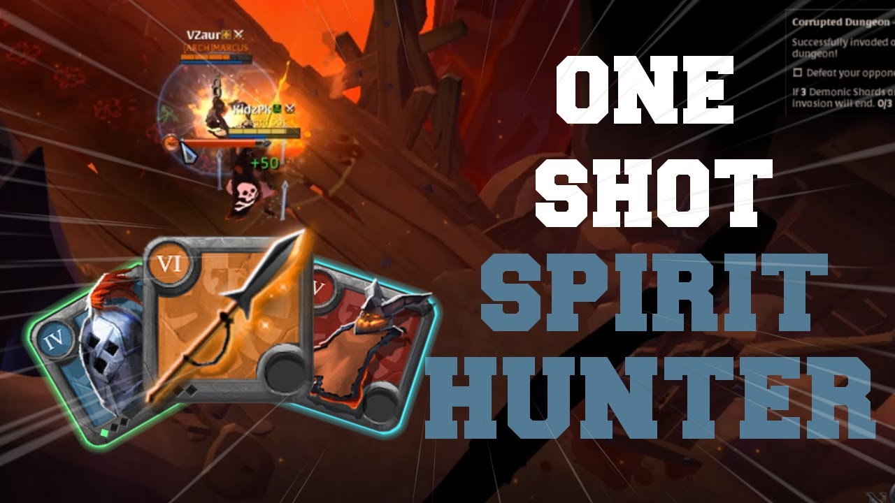 ALBION ONLINE | ONE SHOT SPIRITHUNTER | CORRUPTED DUNGEONS