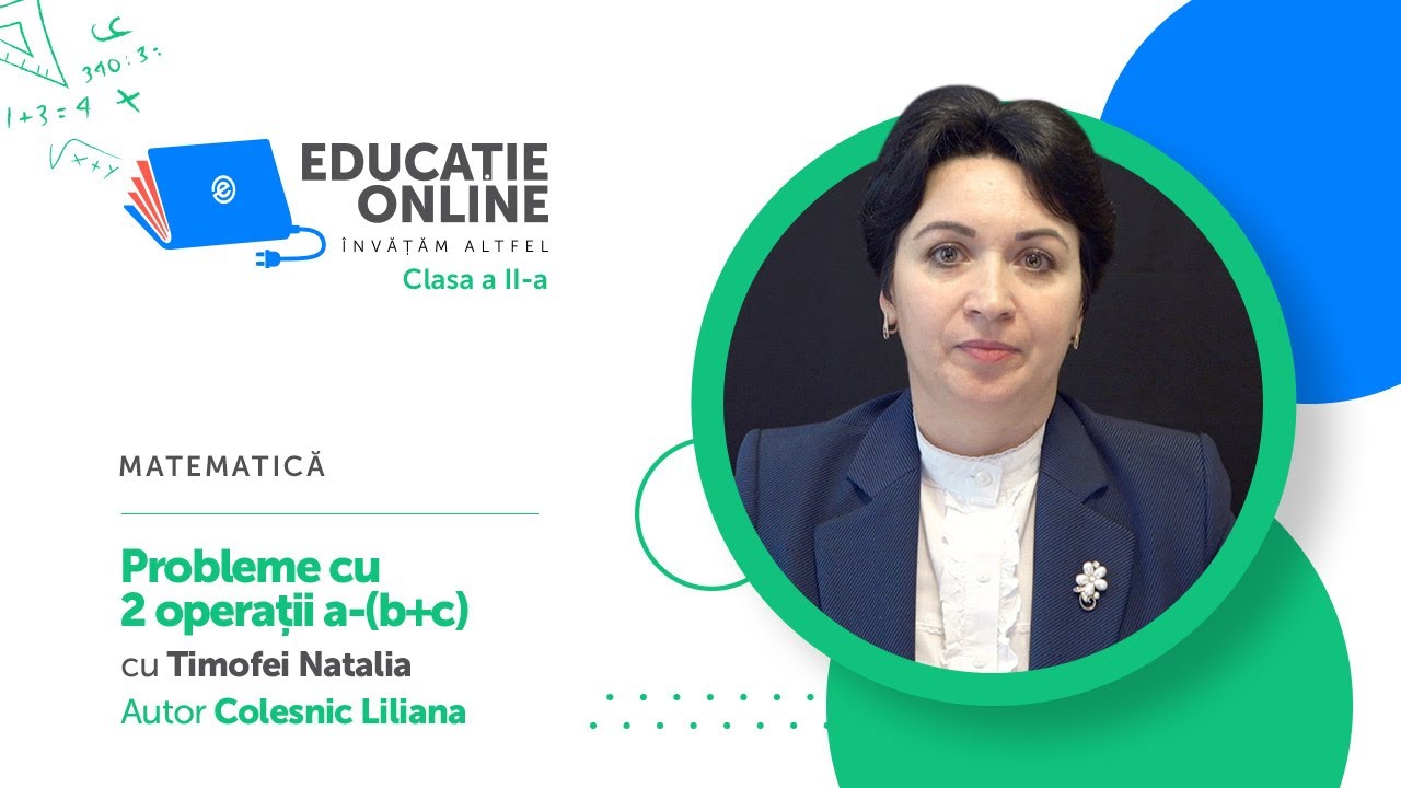 Matematică, clasa a II-a, Probleme cu 2 operații a-(b+c)