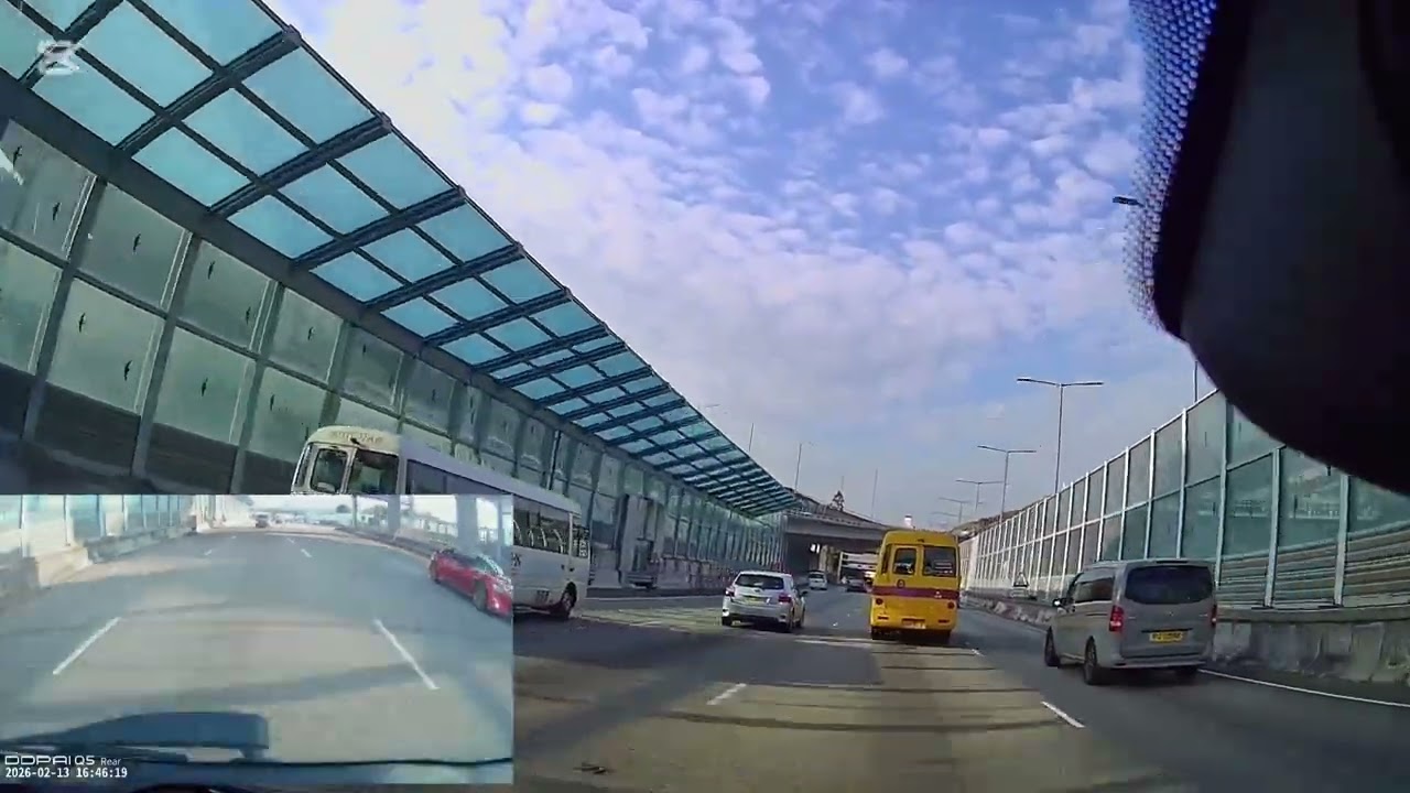 ［車cam］我打燈收油入緊綫都算，硬cut過嚟咪又入返去慢綫
