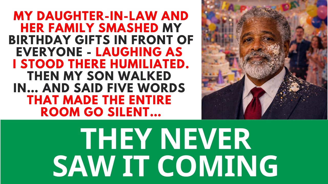 My Daughter-In-Law And Her Family Smashed My Gifts And Mocked Me, Then My Son... Love Dad Stories.