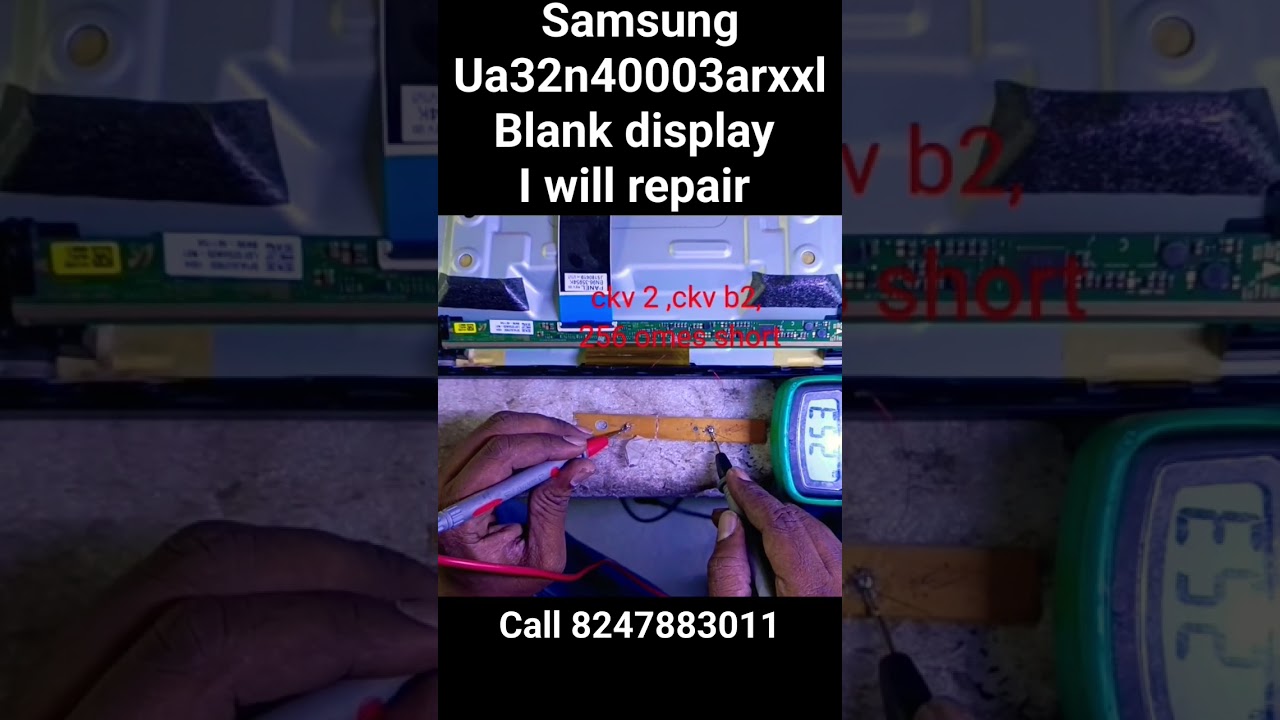 samsung ua32n4003arxxl blank display 