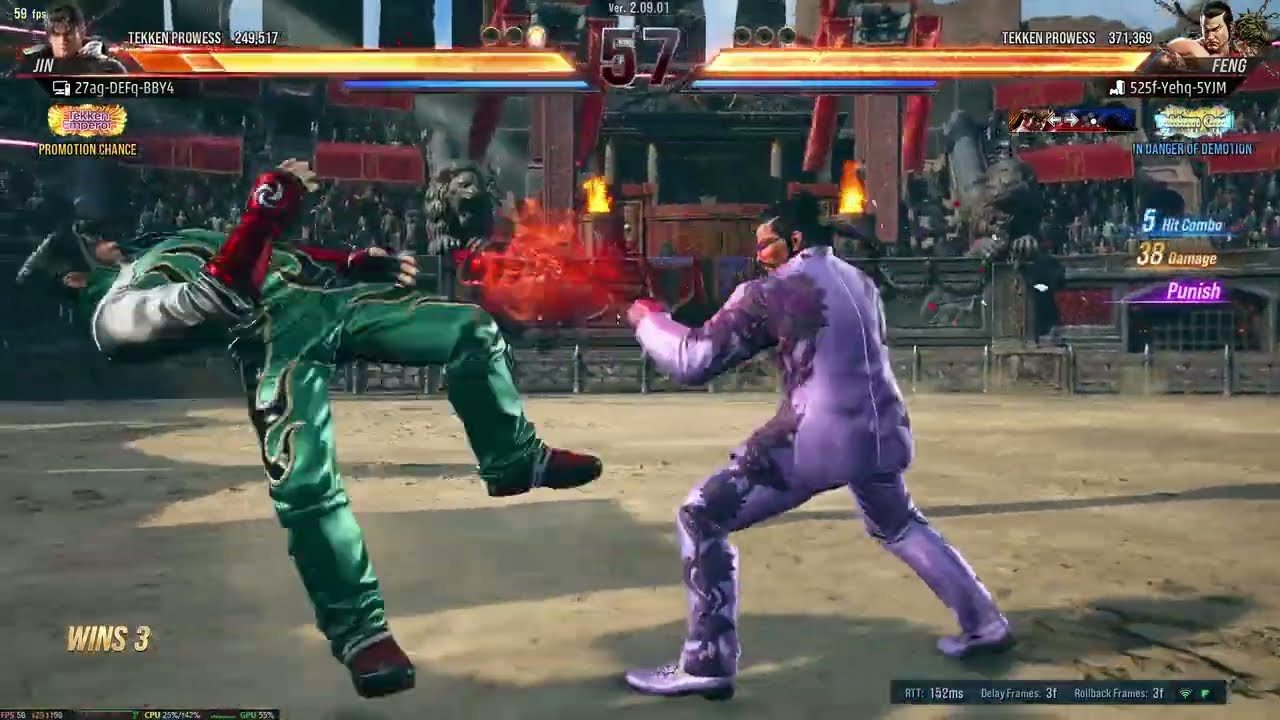 JIN vs FENG | Tekken 8 Rank Season 2