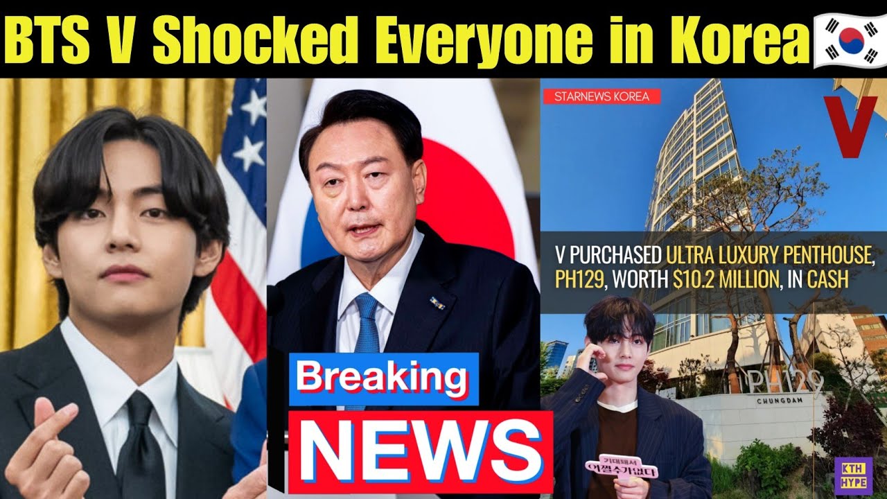 Taehyung Became 1st Person in Korea 🇰🇷 BTS V Shocked Everyone 🤯 BTS V Ultra Luxury House in Korea 🇰🇷