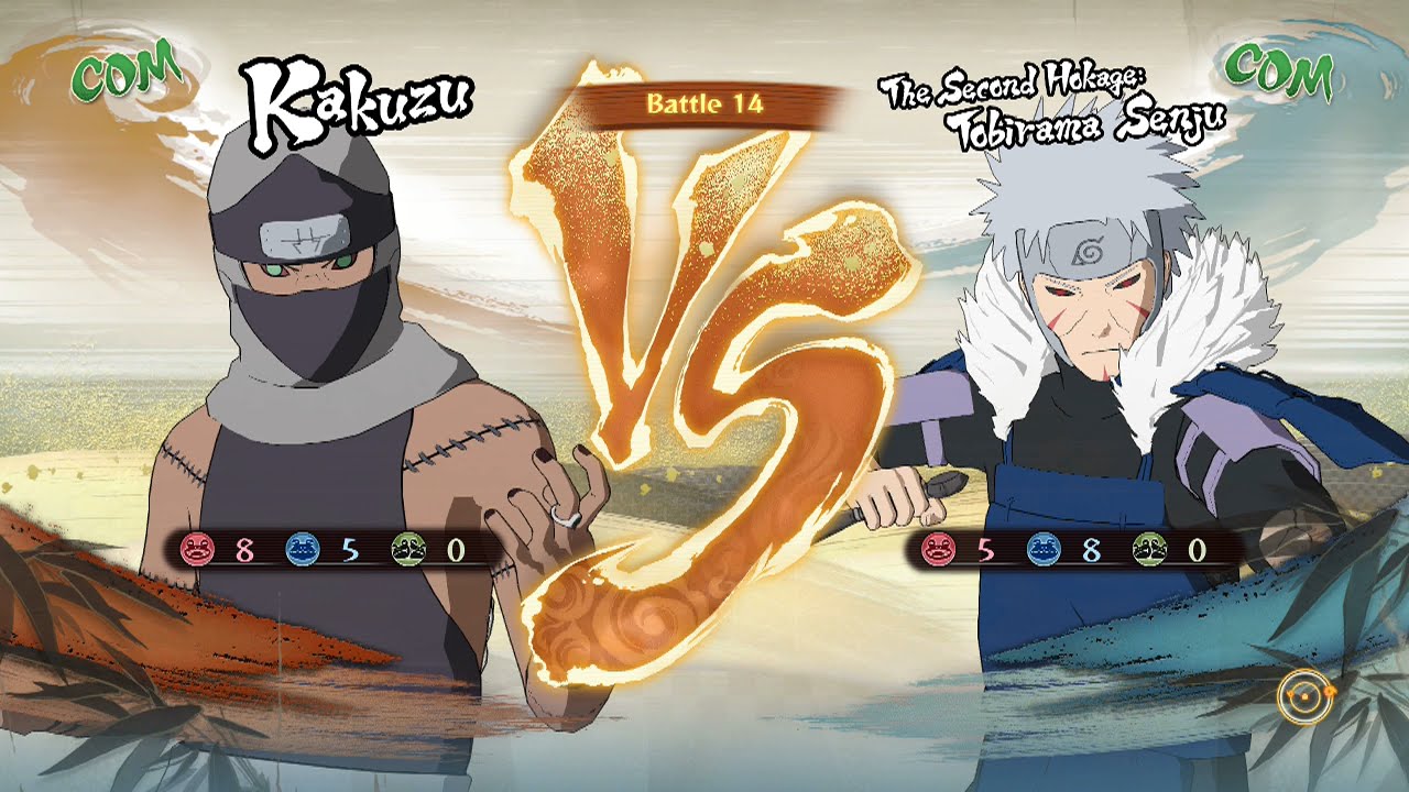 Naruto Shippuden: Ultimate Ninja Storm 4, Kakuzu VS The Second Hokage: Tobirama Senju!