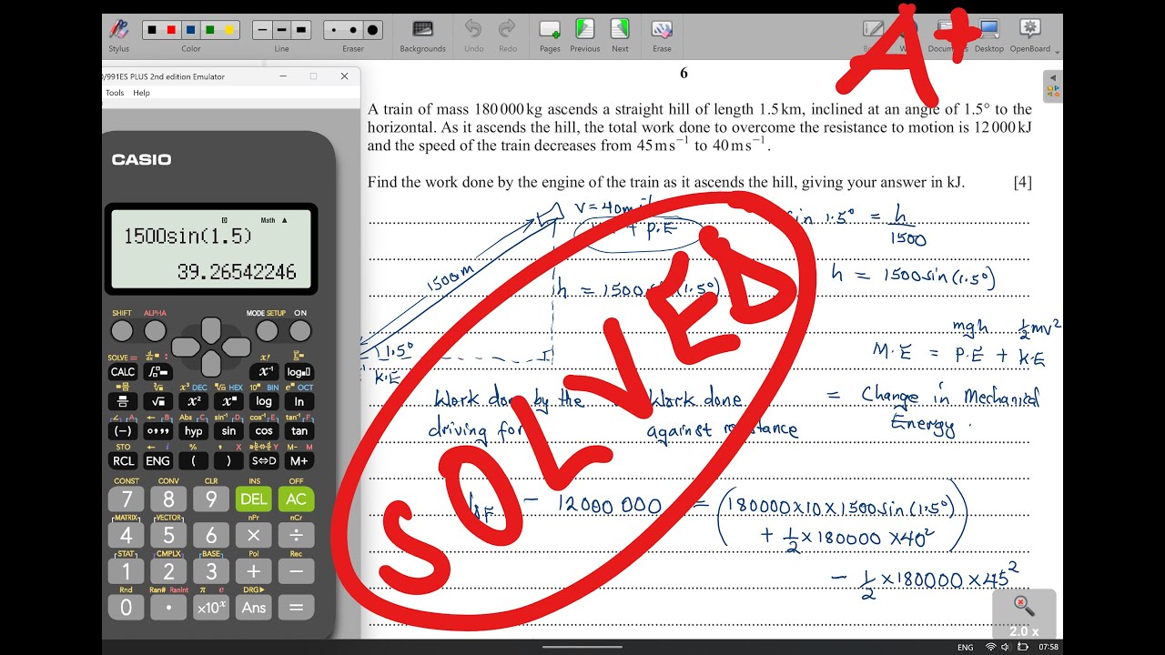 9709/41/M/J/24 -- A LEVEL MATHEMATICS MECHANICS PAPER 41 MAY/JUNE 2024 PART 1