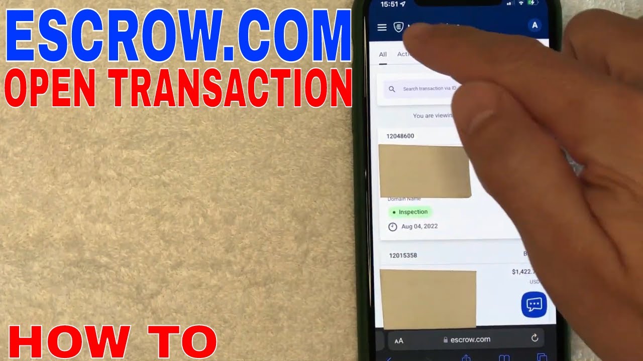 ✅  How To Start A New Escrow.com Transaction 🔴