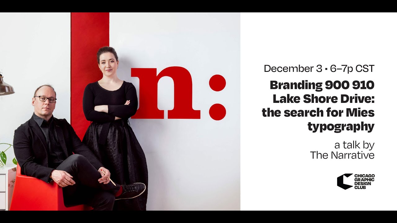 Branding 900 910 Lake Shore Drive: the search for Mies typography – A Talk by The Narrative