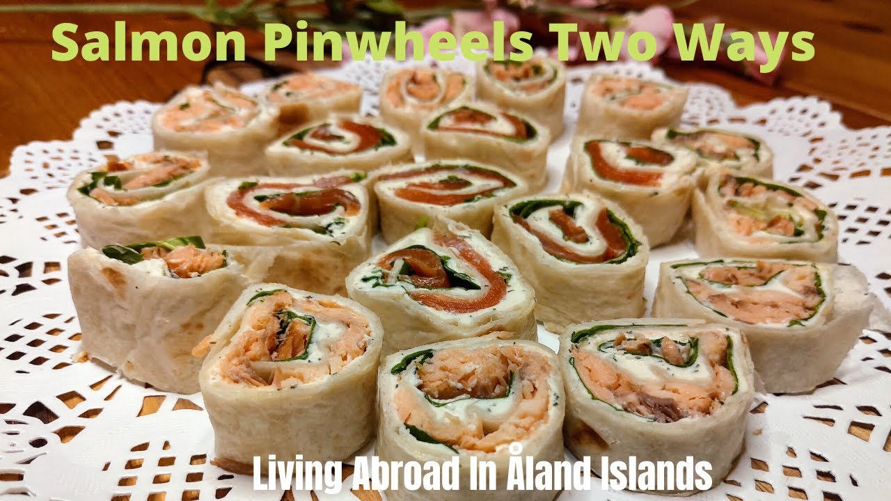 Easy Salmon Pinwheels Two Ways- Ready In Minutes (Easy & Healthy)