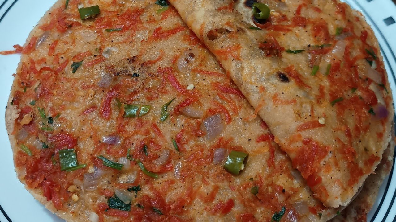 गाजर तो बहुत खाए होंगे लेकिन एक बार गाजर का पराठा खा कर देखिए |#food 
