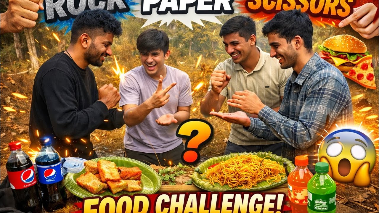 Rock Paper Scissors food Challenge 😱 | Kaun Khayega Sabse Zyada? #ladakhivlogger #ladakhiyoutuber 