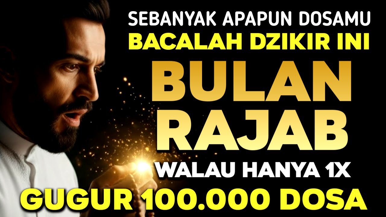 Hanya 1x Dzikir Ini di Bulan Rajab&hellip; 100.000 Dosa Langsung Diampuni!