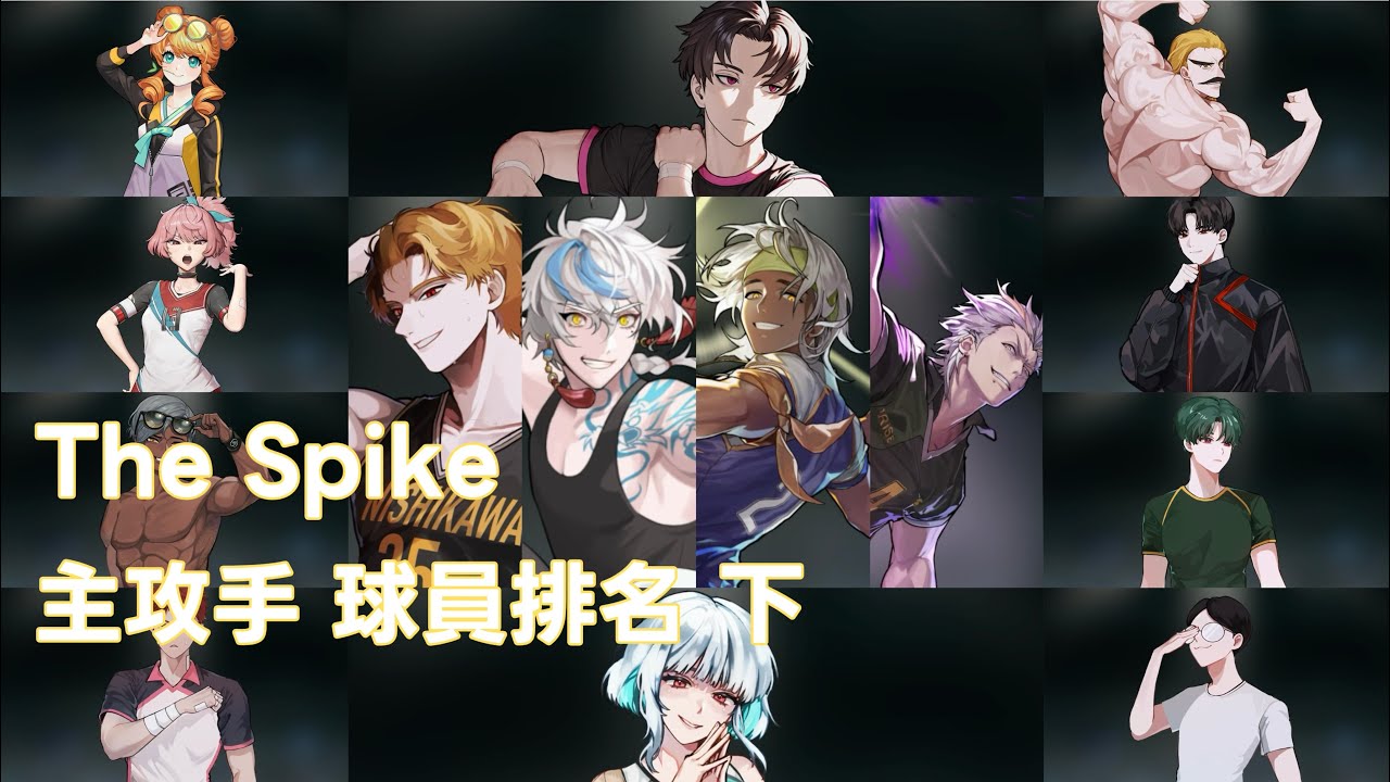 The Spike 球員排名 主攻手 下