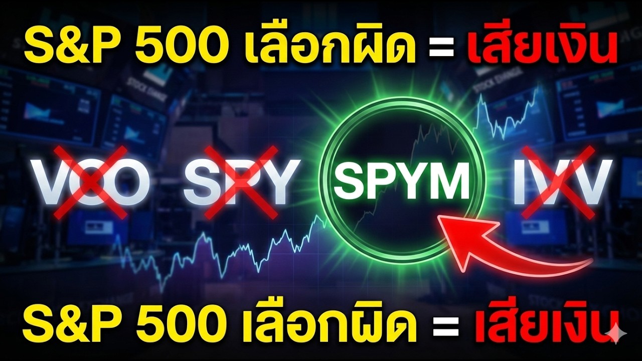 S&P 500 ETF ตัวไหนดีที่สุด เปรียบเทียบ VOO vs IVV vs SPY vs SPYM และ RSP อัปเดตล่าสุด