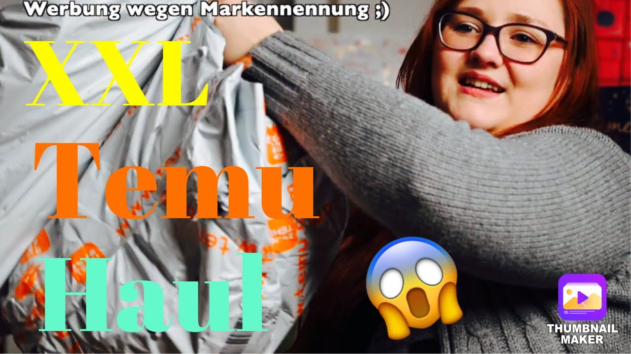 XXL MEGA HAUL | Mein ERSTER Einkauf bei Temu || Lohnt es sich?!