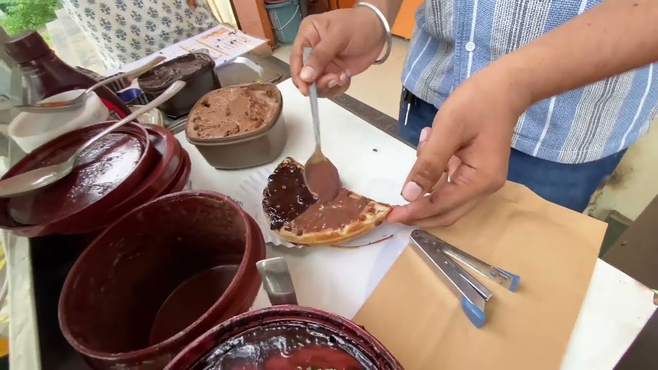 Finally job chhod k shuru kiya business | day 4 | waffle making 