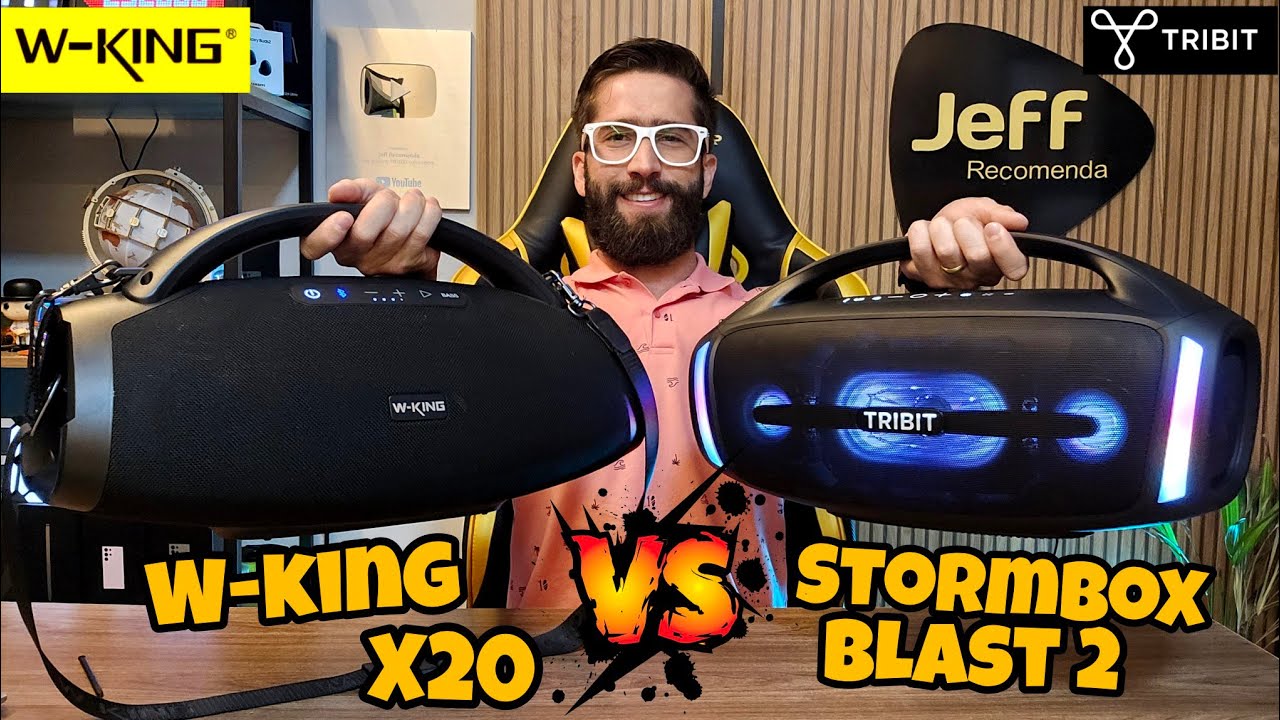 TRIBIT STORMBOX BLAST 2 200W Vs W-KING X20 200W: O Duelo das melhores Caixas de som! Quem ganhou?