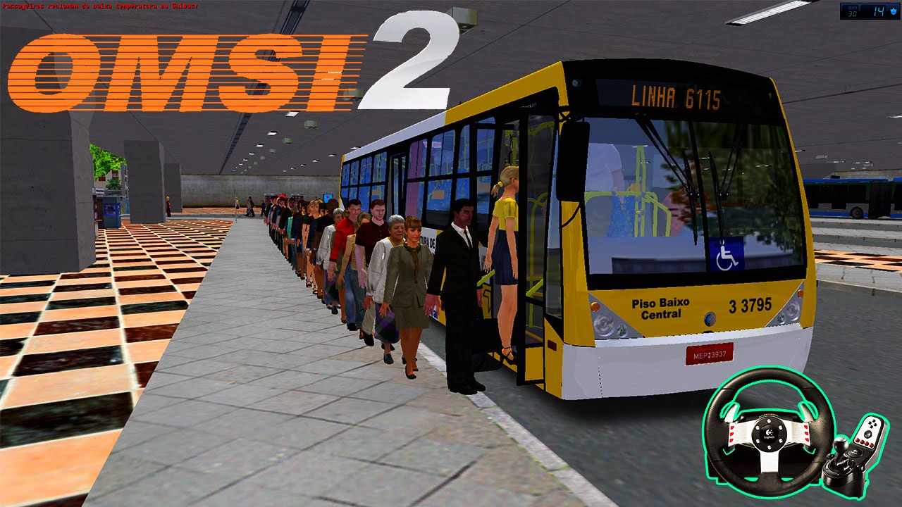 [OMSI 2] TRABALHANDO NA LINHA 6115 IDA E VOLTA ( Caio Millennium II O500M ) ► G27