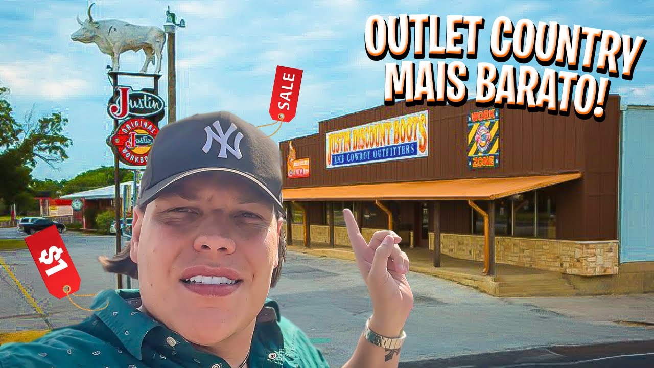 O MELHOR E MAIS BARATO OUTLET COUNTRY DO MUNDO!!