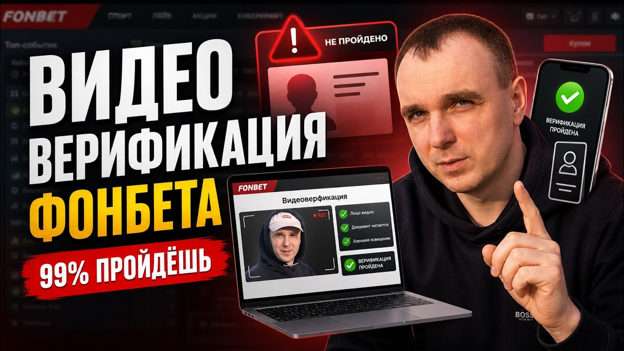 ВИДЕОВЕРИФИКАЦИЯ ФОНБЕТ - КАК ПРОХОДИТ 2025: ИДЕНТИФИКАЦИЯ И КОНФЕРЕНЦИЯ - ПОЛНЫЙ ГАЙД